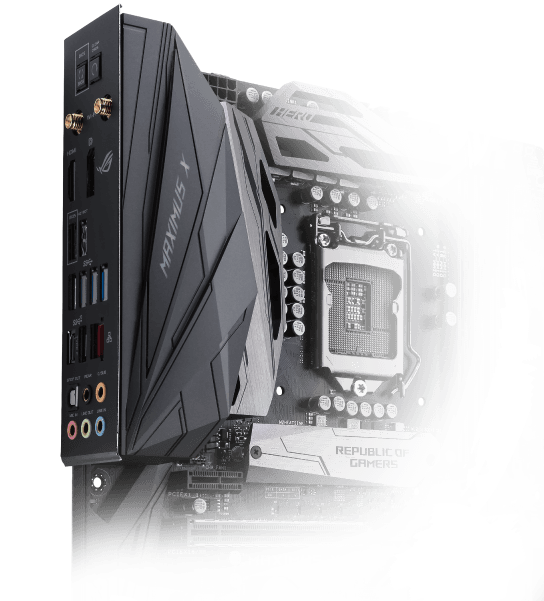 pre-mouonted I/O shield