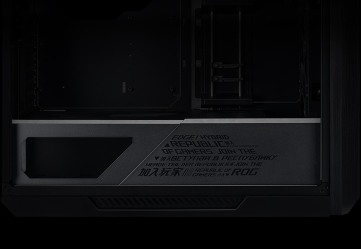 Flexible two-piece PSU shroud design highlight