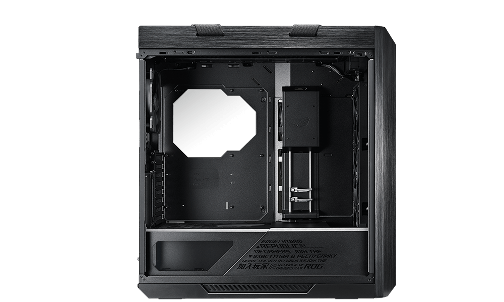 The fan capacity of ROG Strix Helios from 120 to 140 mm